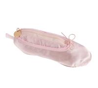 TEHAUX Estuche Portátil Forma Zapatilla Ballet Gran Capacidad Organizador para Bailarinas y Amantes Danza Color Rosa