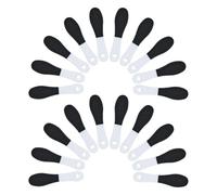 TEHAUX Exfoliante para Pies de Plástico Doble Cara 20 Piezas Removedor de Piel Muerta y Callos Fregador Antideslizante para Ducha Lima Manual para Talones Secos y Agrietados