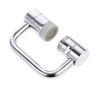 TEHAUX Extensor Giratorio para Grifo de Cocina y Baño Adaptador Multifuncional Ajustable con Filtro Metálico Resistente y Fácil Instalación Brazo Mecánico Doble Modo Salpicaduras