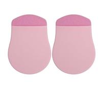 TEHAUX Funda Adhesiva para Ratón Inalámbrico Rosa, 2 Piezas, Bolsa Autoadhesiva de Tela Elástica para Portátil, Soporte Compacto para Transportar y Proteger Ratón en Oficina, Escuela