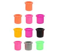 TEHAUX Funda Inferior de Silicona para Micrófono de Mano Inalámbrico 10 Piezas Protección Antivuelco Accesorios Profesionales para Micrófonos Uso en Escenarios Móviles Color Aleatorio