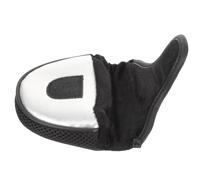 TEHAUX Funda para Putter de Golf, Cubierta Decorativa para Putter, PU, Plata, 1 Pieza, Protección contra Impactos y Elasticidad, para Palo de Golf, para Guardar en Bolsa