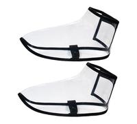 TEHAUX Funda para Zapatos de Peluquería de PVC, Prevención de Pelo Que Se y Cae en Zapatos, Cobertura Reutilizable para Salón de Barbería