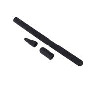 TEHAUX Funda Protectora de Silicona para Lápiz Táctil Compatible con Apple Pencil Cubierta con Tapa Integrada Resistente Golpes y Arañazos Color Negro