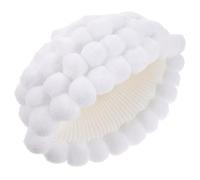 TEHAUX Gorro de Lana Creativo para Ñiño 46-50 CM Sombrero Cálido de Algodón Blanco para Recién Nacidos Accesorio de Fotografía para Fotos Infantiles Gorra Sol 1 Pieza