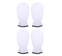 TEHAUX Guantes de parafina para manos, 2 pares, manoplas térmicas white, poliéster y flannelette, para tratamiento de cera de parafina en casa, lavables