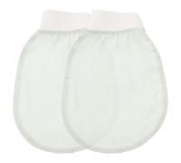 TEHAUX Guantes Exfoliantes de Seda Artificial para Baño y Masaje, 2 Piezas, Diseño para Eliminar Barro y Piel Muerta, Suaves y Versátiles para Cuidado Corporal