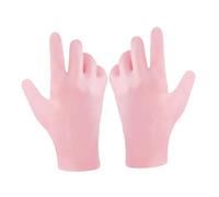 TEHAUX Guantes Hidratantes para Manos Secas y Agrietadas Guantes Exfoliantes para Piel Áspera Color Rosa 1 Par Protección E Hidratación Profunda para Cuidado Nocturno y Diario