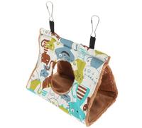 TEHAUX Hamaca Colgante como Nido Suave y Refugio Cálida y Cómoda para Pájaros de Algodón en Invierno para Loros y Periquitos, Adecuado para Jaulas
