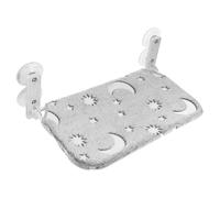 TEHAUX Hamaca para Gatos Plegable sin Cables con Felpa y Diseño de Estrellas Luminiscentes para Descanso en Ventana Interior