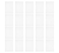 TEHAUX Hojas Adhesivas Termofusibles para Tela 20 Piezas 20x30 Cm, Láminas Fusibles de Doble Cara para Coser y Manualidades, Entretela para Planchar Adhesivo Fuerte y Reparación