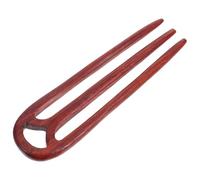 TEHAUX Horquilla para Moño de Madera de Sándalo Estructura de Tres Puntas, Ligera y Fácil de Usar, Estilo Vintage para Uso Diario y Banquetes