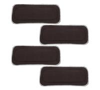 TEHAUX Insertos Absorbentes para Pañales de Tela de Ñiño 5 Capas de Fibra de Carbón de Bambú y Microfibra Secado Rápido Reutilizables y Lavables Paquete de 4 Unidades Absorción Alta