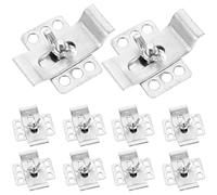 TEHAUX Juego De 10 Clips Para Fregadero De Montaje Inferior Kit De Montaje De Fregadero De Hierro Soporte De Instalación Clips De Hardware De Reparación Soporte De Sujeción Para Cocina Y