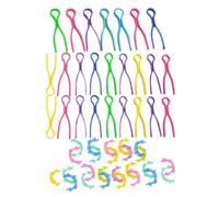 TEHAUX Juego de 25 Fijadores de Hilo y 25 Abrazaderas de Bobina de Costura de Plástico, Accesorios para Máquinas de Coser, Clips para Rodillo de Hilo, Herramientas para Almacenamiento