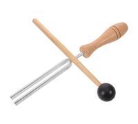 TEHAUX Juego de Diapasones Biosónicos para Meditación y Yoga, Ligero Madera, Adecuado para Relajación y Enseñanza Profesional