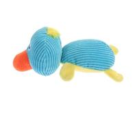 TEHAUX Juguete para Perros Chirriante de Peluche Limpiador Dental y Masticable para Cachorros Ayuda la Descompresión y Hábito de Morder para Mascotas