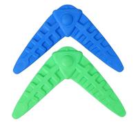 TEHAUX Juguete para Perros Mordedor de TPR Diseño de Dardos y Hueso de Pescado, Pack de 2 Piezas, Adecuado para Entrenamiento y Limpieza Dental en Mascotas Color Aleatorio