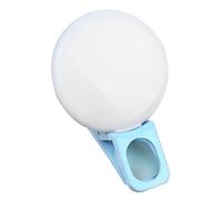 TEHAUX Lámpara de Anillo LED Fotografías Luz Adicional USB Luz de Relleno Teléfono Móvil Clip Duradero Ajustable Compatible Smartphone
