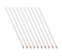 TEHAUX Lápices de Cera Blancos para Marcar Costura 10 Unidades, Lápices de Grasa para Arte en Vidrio, Cerámica y Tela, Marcadores Multiuso para Manualidades y Costura Profesional