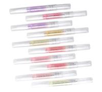 TEHAUX Lápices Nutritivos para Cutículas 10 Unidades Bolígrafos Hidratantes y Reparadores para Manicura Aceite Transparente Cuidado y Fortalecimiento de Uñas Uso Portátil para Manos y