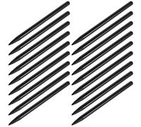 TEHAUX Lápiz Capacitivo Negro para Pantallas Táctiles 20 Unidades Compatible Smartphones y Tablets Lápiz Táctil Multifunción para Dibujo Escritura y Juegos en Oficina y Hogar