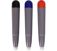 TEHAUX Lápiz Óptico Capacitivo para Pantalla Táctil, Paquete de 3 Bolígrafos Punta de Fieltro en Rojo, Azul y Negro, Compatible Pizarras Electrónicas y Tablets, Precisión y Sensibilidad