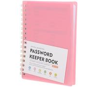 TEHAUX Libreta de Contraseñas Rosa A6 con Pestañas Alfabéticas