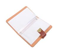 TEHAUX Libreta para Ahorrar Dinero con Candado de Combinación Carpeta Organizadora de Ahorro en PU Textura Cocodrilo Tamaño 18X10 CM 100 Sobres para Billetes y Monedas Uso Diario y