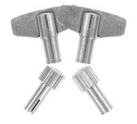 TEHAUX Llave de Cuerda para Reloj Profesional de Acero Resistente Kit de Reparación de Relojes Mecánicos 2 Piezas para Cuerda Relojes de Péndulo Manual