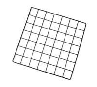 TEHAUX Marco de Fotos Colgante de Hierro Negro, Rejilla de Malla para Pared Práctica y Conveniente, Adecuado para Dormitorio y Estudio, Decoración Funcional
