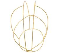 TEHAUX Marco Metálico para Sombrero Chino Retro Soporte de Hierro Resistente para Birrete Tradicional Accesorio DIY para Decoración Vintage en Fiestas y Bodas Tamaño Compacto