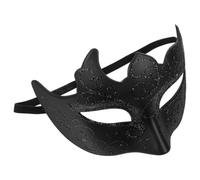TEHAUX Máscara Vintage de Media Cara Negra para Mujer, Reutilizable y Versátil, Adecuado para Fiestas y Desfiles de Moda Diseño Elegante y Romántico