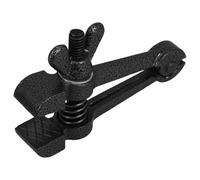 TEHAUX Mini Abrazadera de Mano de 25 Mm, Alicates de Bloqueo de Acero Fundido para Trabajos de Precisión, Herramienta Portátil para Cortar, Lijar y Perforar en Carpintería y Bricolaje