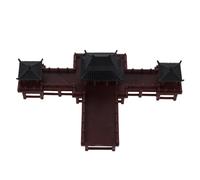 TEHAUX Miniature Chinese Pavilion Sculpture Mini Pagoda Statue For Aquarium and Bonsai Decor Elegant Ancient Architecture Model For Mini Garden and Fish Tank Landscape Unique Cultural