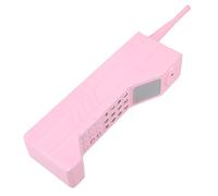 TEHAUX Modelo de Gran Hermano Teléfono Móvil Retro Adorno de Hierro para Escritorio Decoración Vintage de Mesa Escenario de Stage Performance Teléfono Fijo Vintage