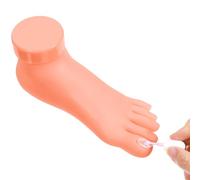 TEHAUX Modelo Herramienta de Entrenamiento Flexible Goma Rosa para Práctica de Manicura de Pie para Aprender Técnicas de Uñas y Practicar Destrezas Decorativas