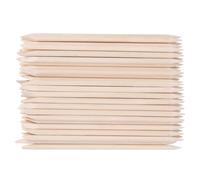 TEHAUX Palitos de Naranjo para Uñas 150 Piezas Empujadores de Cutículas de Madera Natural de Doble Punta Kit de Manicura Portátil para Cuidado Preciso y Limpieza Suave de Cutículas en