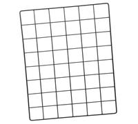 TEHAUX Panel Metálico de Hierro para Fotos con Rejilla de Pared Soporte Decorativo Colgante para Exhibir Recuerdos Salón Dormitorio y Espacios Familiares