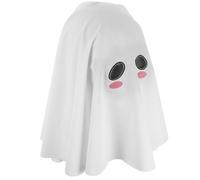 TEHAUX Pañuelo Cabeza Fantasma Blanco Doble Expresión Halloween Adultos Transpirable para Fiesta Terrorífica y Cosplay