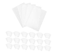 TEHAUX Papel para Permanente de Salón 2000 Unidades Tamaño Pequeño 100X65 MM Papel de Seda Desechable para Rizar el Cabello Papeles para Rulos Profesionales Estabilidad Térmica