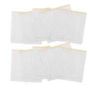 TEHAUX Paquete de 10 Parches Adhesivos Desechables de Aceite de Ricino para Masaje Corporal Autoadhesivos Alta Absorción y Antifugas Envolturas Portátiles para Vientre Ombligo y