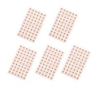 TEHAUX Parches de Acupuntura Auricular Semillas Magnéticas Negras, 600 Unidades, Kit de Acupresión Auditiva Desechable para Masaje de Orejas y Alivio de Estrés