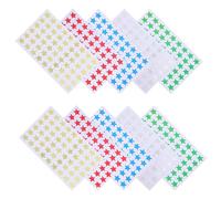 TEHAUX Pegatinas de Recompensa para Planificador de Objetivos 10 Hojas Cinco en Uno Adhesivas Resistentes para Seguimiento Diario y Autodisciplina en Organización Escolar y Personal