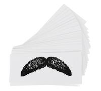 TEHAUX Pegatinas para Depilación Nasal Bigote 20 Unidades Tamaño Estándar para Hombres y Mujeres Cuidado Personal Uso Facial Diseño Creativo de Barba