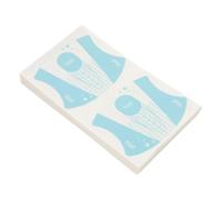 TEHAUX Pegatinas para Uñas Reutilizables Azul 100 Hojas Formulario de Extensión de Uñas Diseño de Manicura Guía Compacta DIY y Moldes de Puntas Resistentes