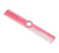 TEHAUX Peine Cabello con Dientes Giratorio de Tpr Color Rosa, Fácil de Limpiar y Recortar, Adecuado para Peluquería y Salón de Belleza