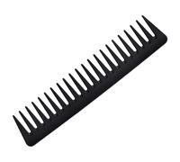 TEHAUX Peine Vintage de Dientes Anchos para Peluquería, Peine Peinado Hacia Atrás Negro, Ligero y Antiestático para Hombres, Desenredar y Alisar Cabello Mojado y Seco, Herramienta