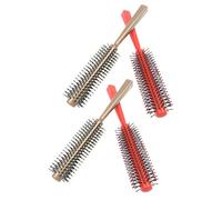 TEHAUX Peines para Peinar el Cabello 4 Piezas, Peines de Rodillo Redondos para Masaje, Herramienta de Peluquería Multiusos, Tamaño Mediano, Colores Variados, Adecuado Color Aleatorio