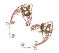 TEHAUX Pendientes Ear Cuff para Mujer de Aleación sin Perforación, Diseño Elegante y Curvo, Ideales para Regalos Día de San Valentín o Aniversario